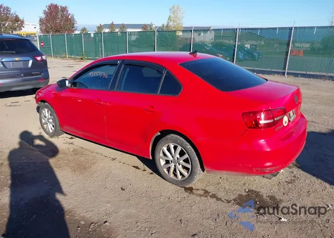 2015 Volkswagen Jetta 1.8T Se из США, поврежденный, VIN 3VWD17AJ7FM266486